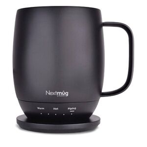 NIB - Nextmug - Temperature-Controlled, Self-Heating Coffee Mug (Black - 14 oz…